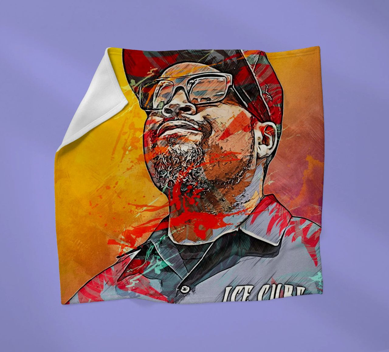Ice Cube coperta in pile da tenten