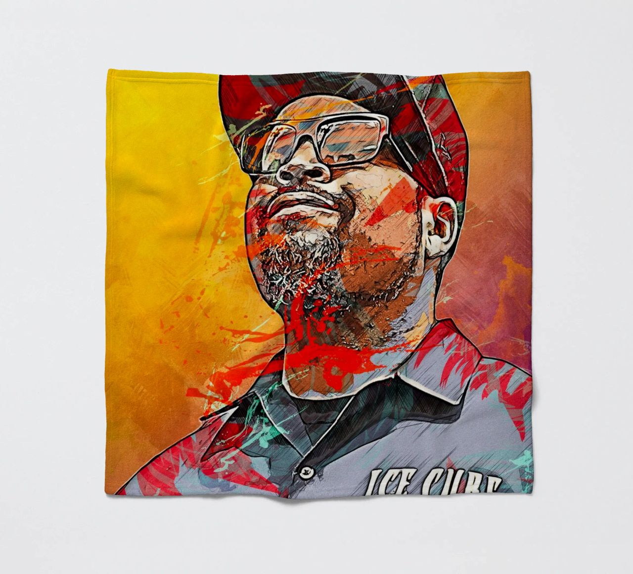 Ice Cube coperta in pile da tenten