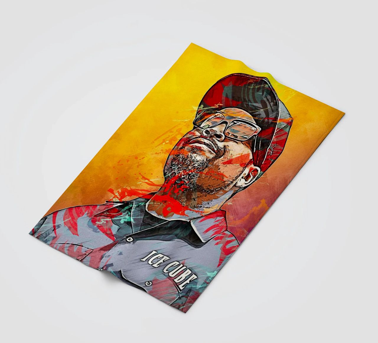 Ice Cube coperta in pile da tenten