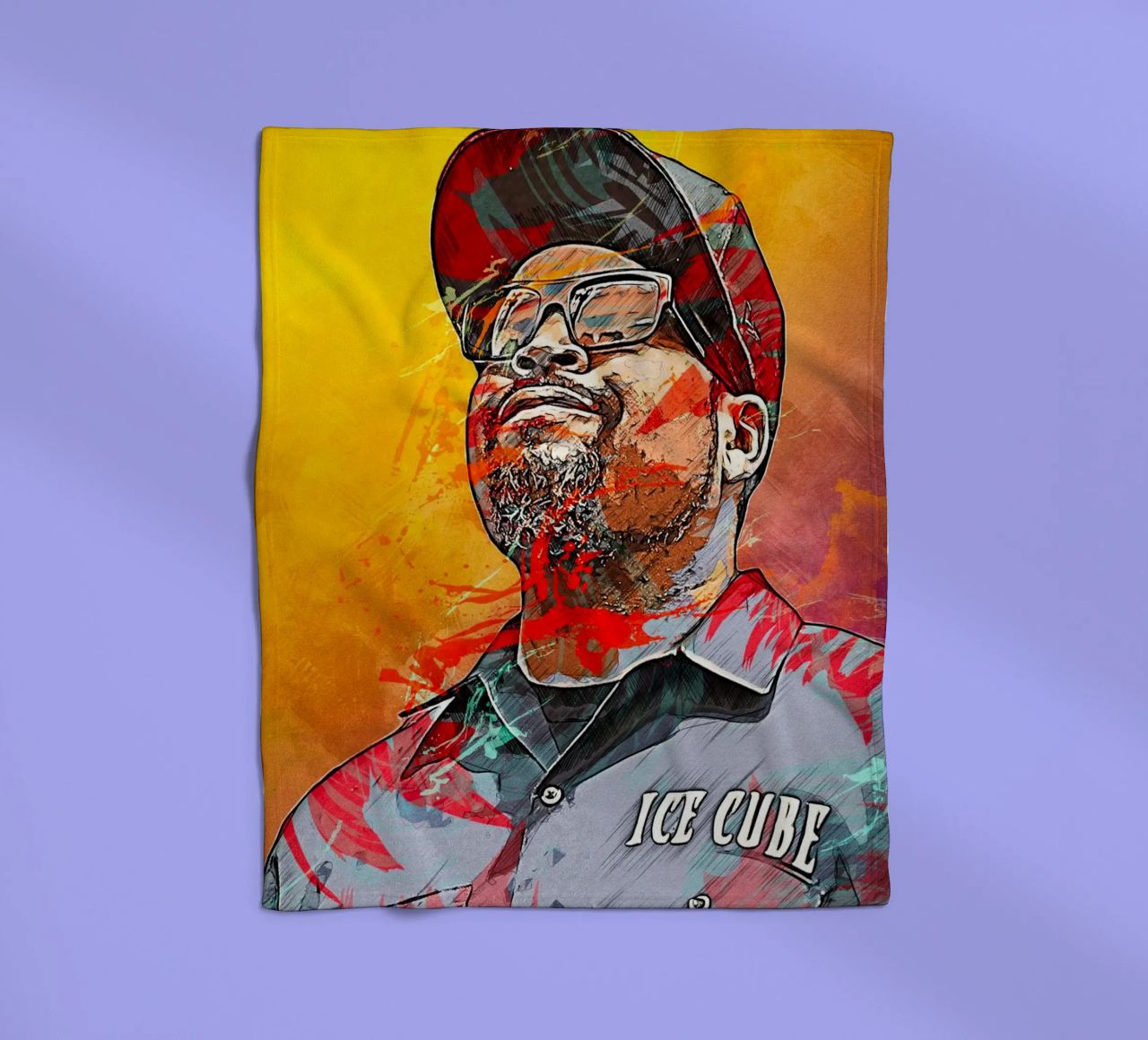 Ice Cube coperta in pile da tenten