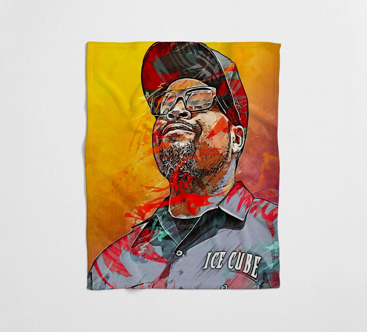 Ice Cube coperta in pile da tenten