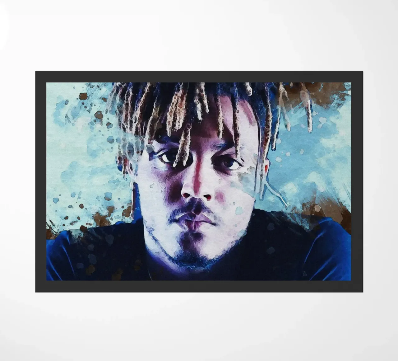 Smudge of Portrait Juice WRLD felpudo de Gunawan Rb