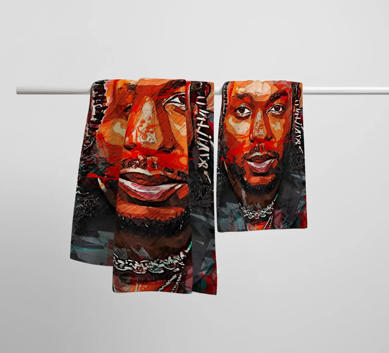Kendrick Lamar asciugamano da bagno da tenten