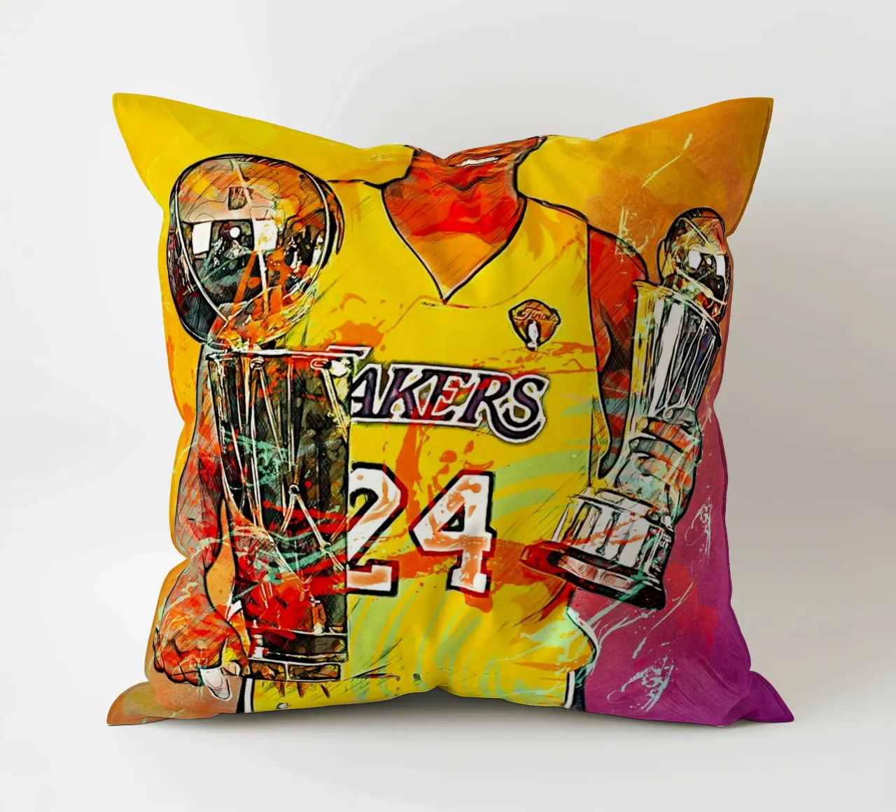 Kobe Bryant LA Lakers cuscino da tenten