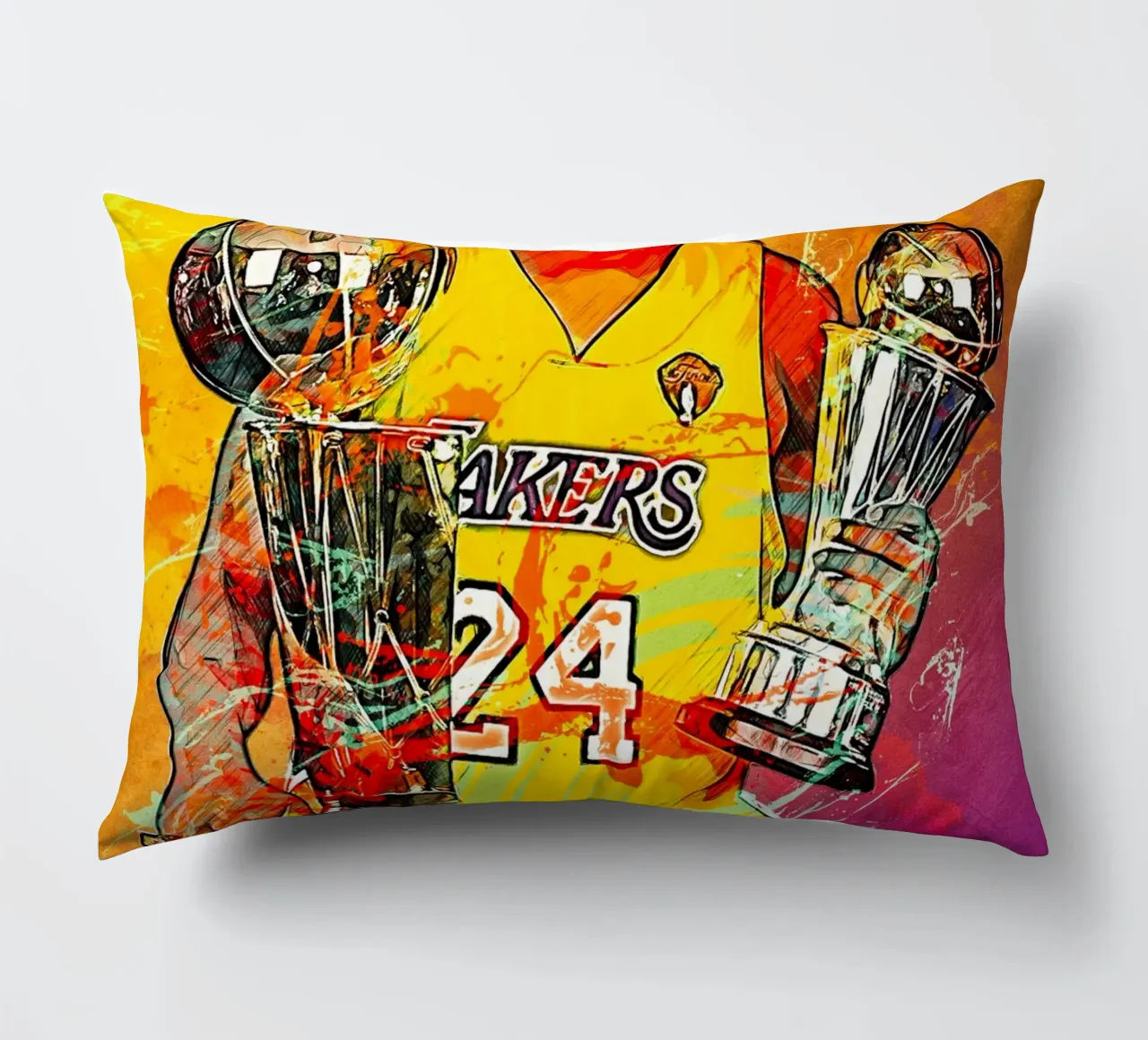 Kobe Bryant LA Lakers cuscino da tenten
