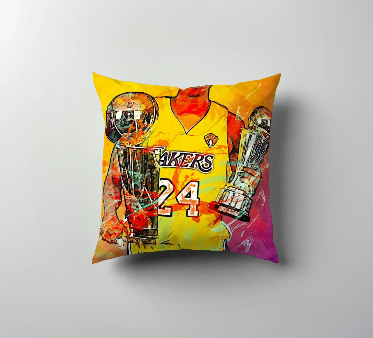 Kobe Bryant LA Lakers cuscino da tenten