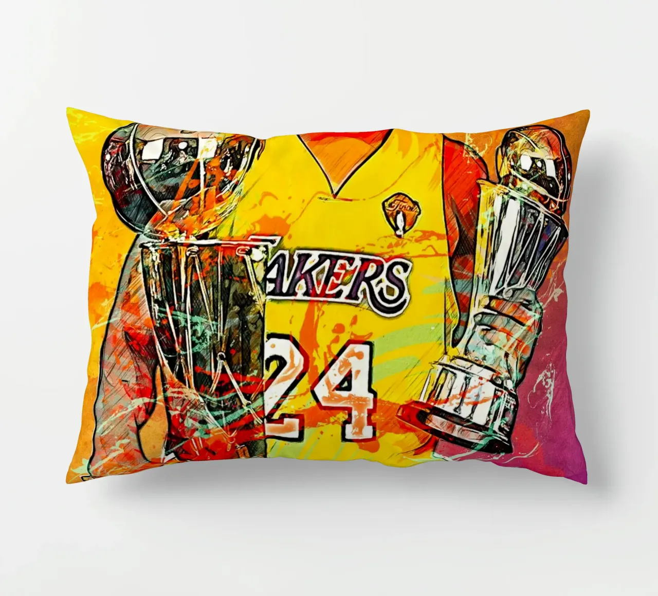 Kobe Bryant LA Lakers cuscino da tenten