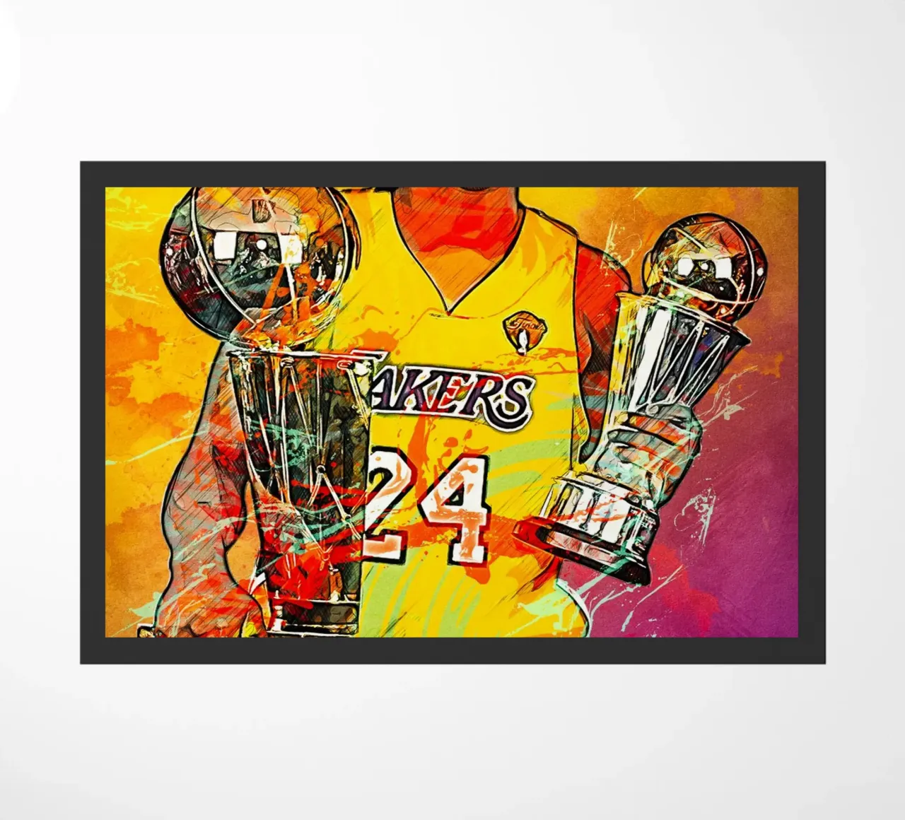 Kobe Bryant LA Lakers zerbino da tenten