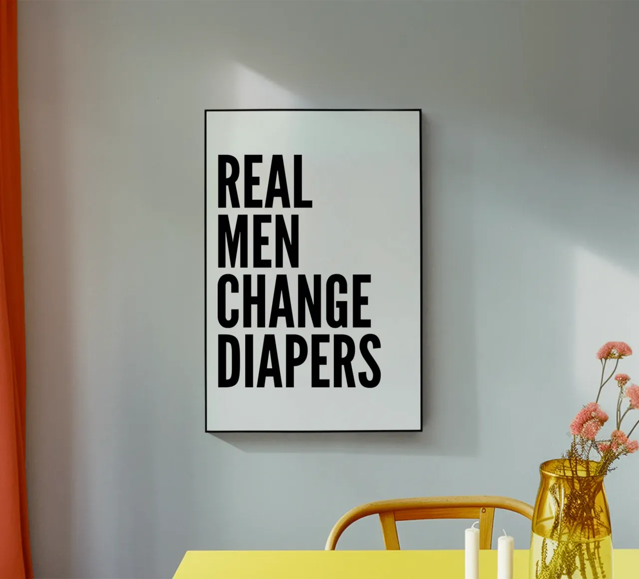 Diapers Acryl-Glas von Mottos by Sinan Saydik