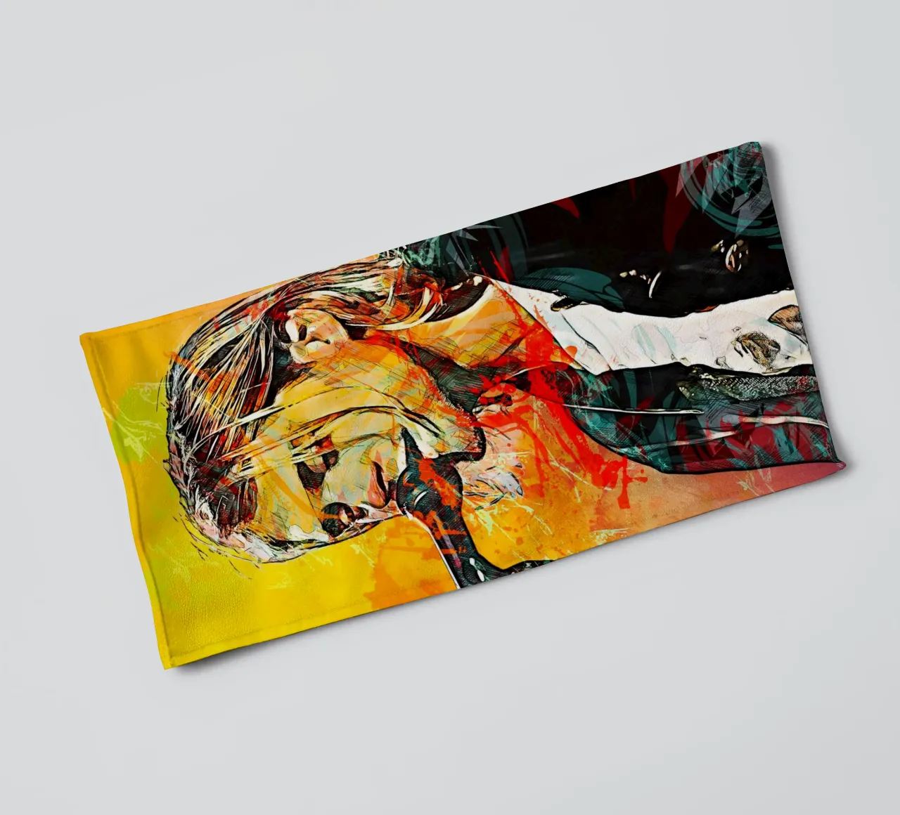 Kurt Cobain asciugamano da bagno da tenten