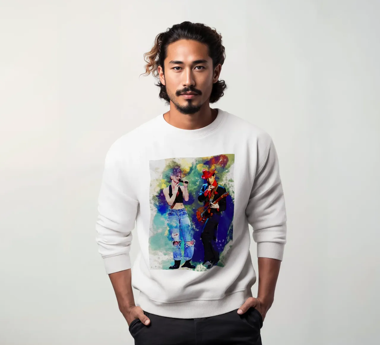 Smudge Sinéad O'Connor & Prince felpa da Gunawan Rb