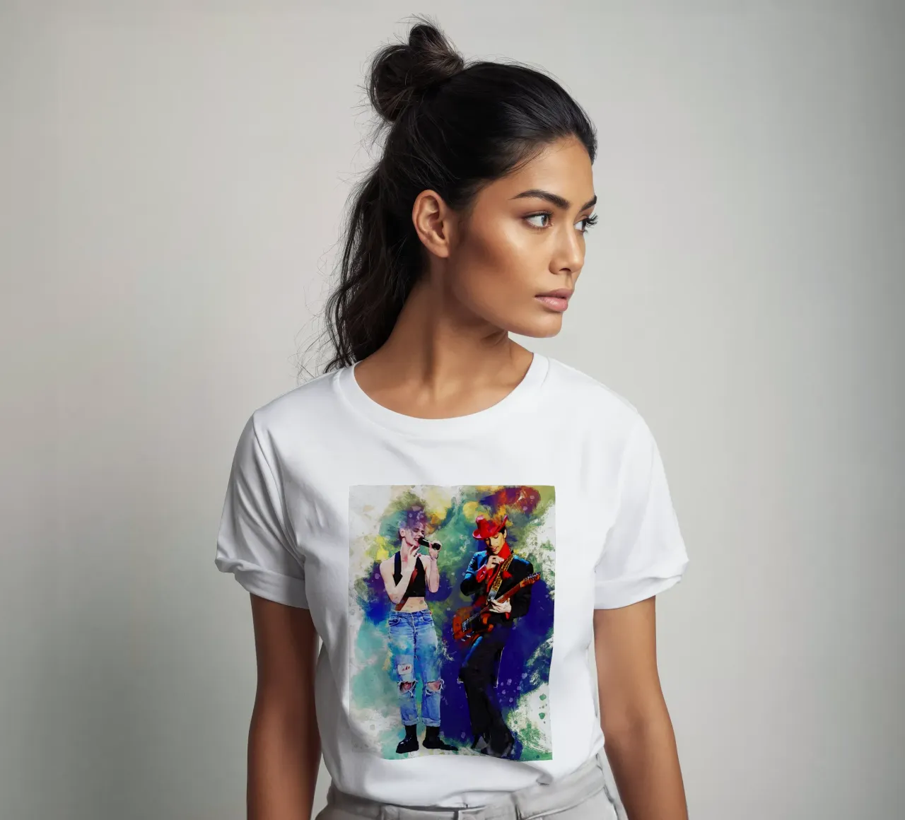 Smudge Sinéad O'Connor & Prince t-shirt da Gunawan Rb