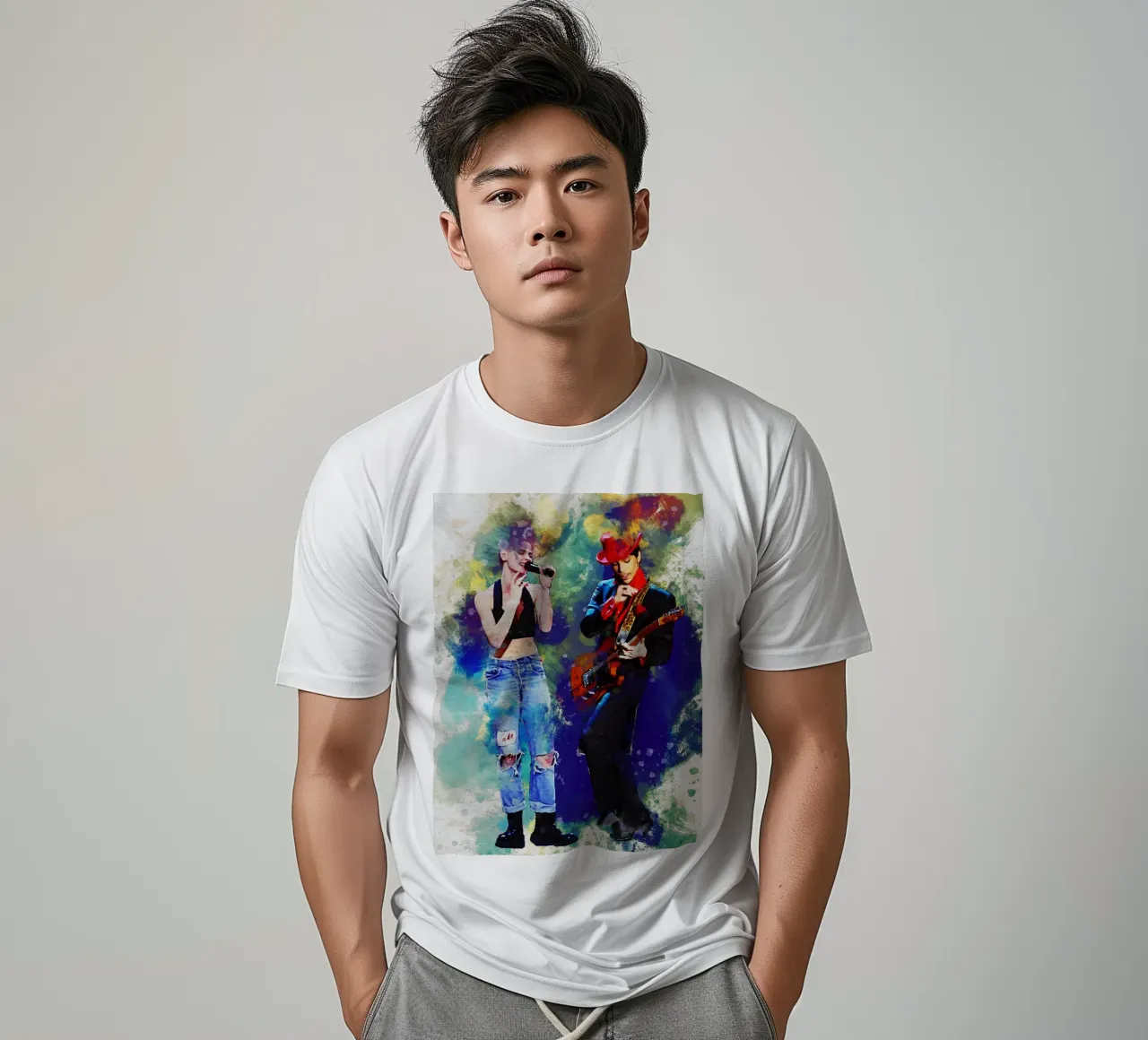 Smudge Sinéad O'Connor & Prince t-shirt da Gunawan Rb