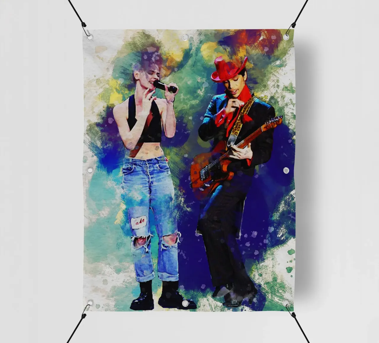 Smudge Sinéad O'Connor & Prince telo in pvc da Gunawan Rb