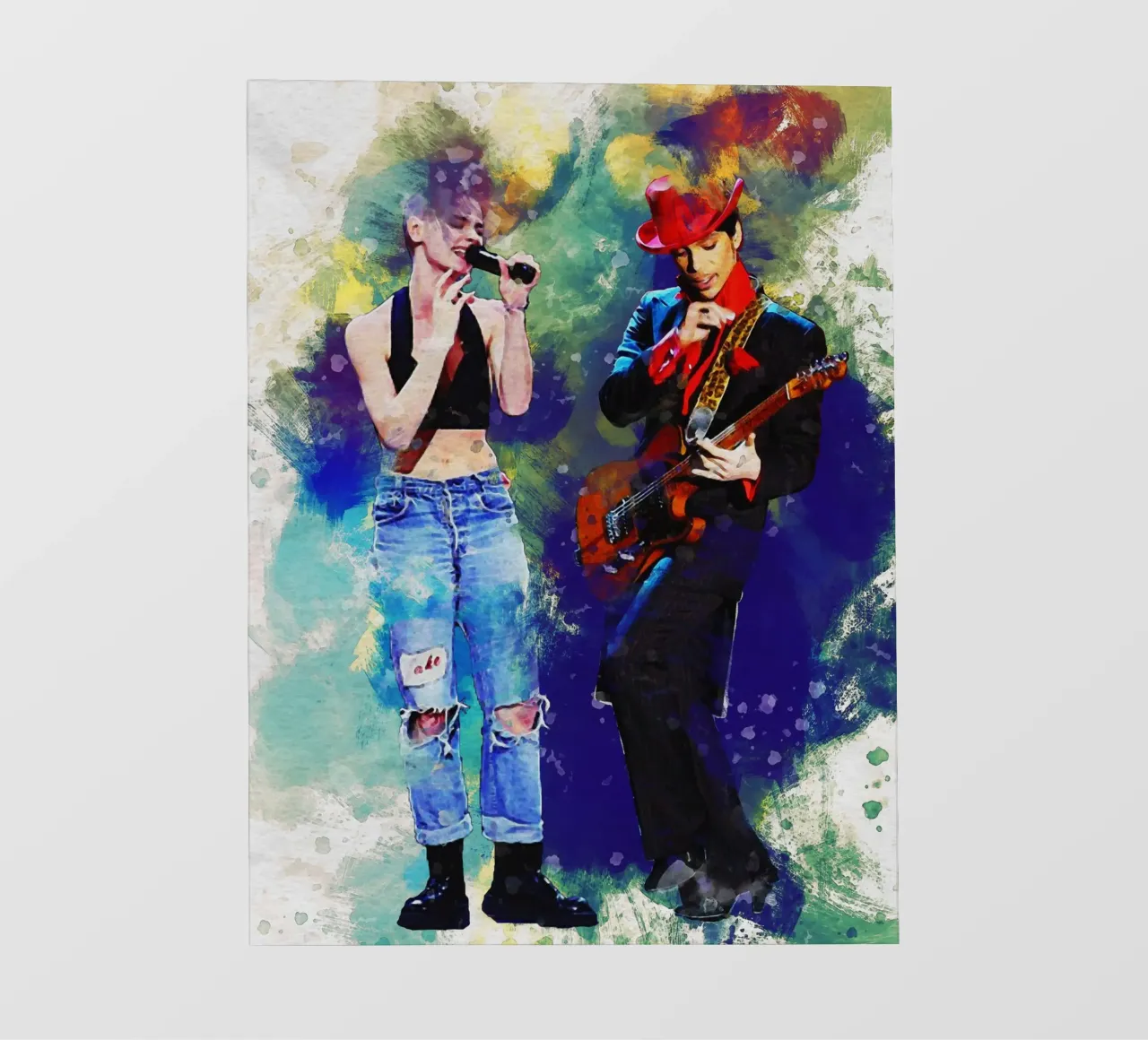 Smudge Sinéad O'Connor & Prince telo in pvc da Gunawan Rb