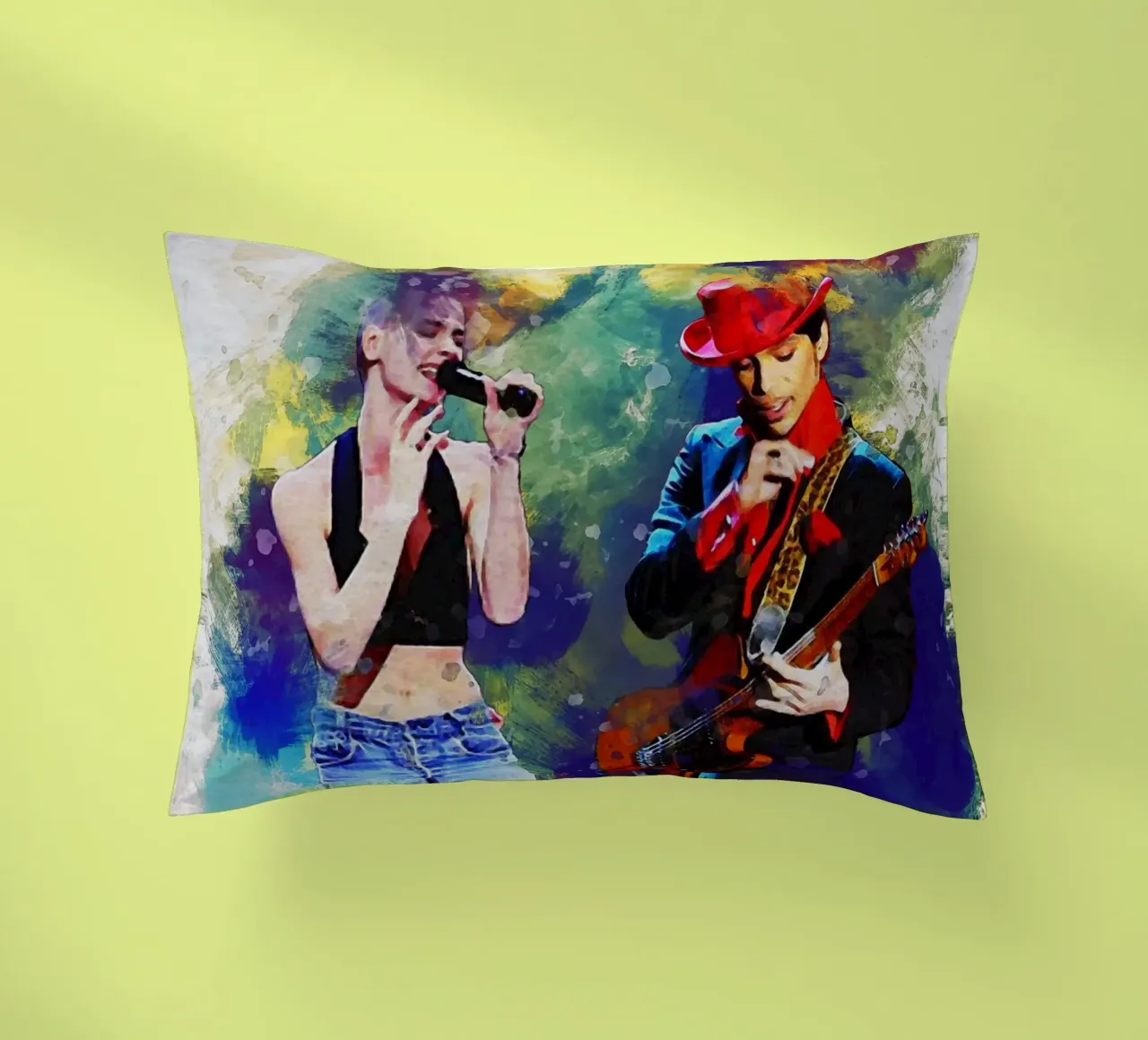Smudge Sinéad O'Connor & Prince cuscino da Gunawan Rb