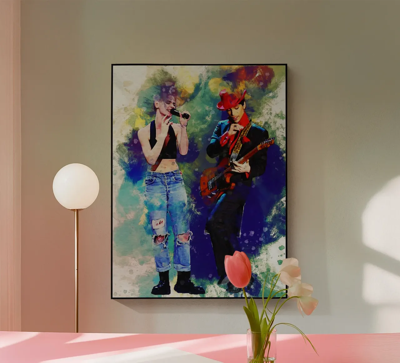 Smudge Sinéad O'Connor & Prince plexiglass da Gunawan Rb