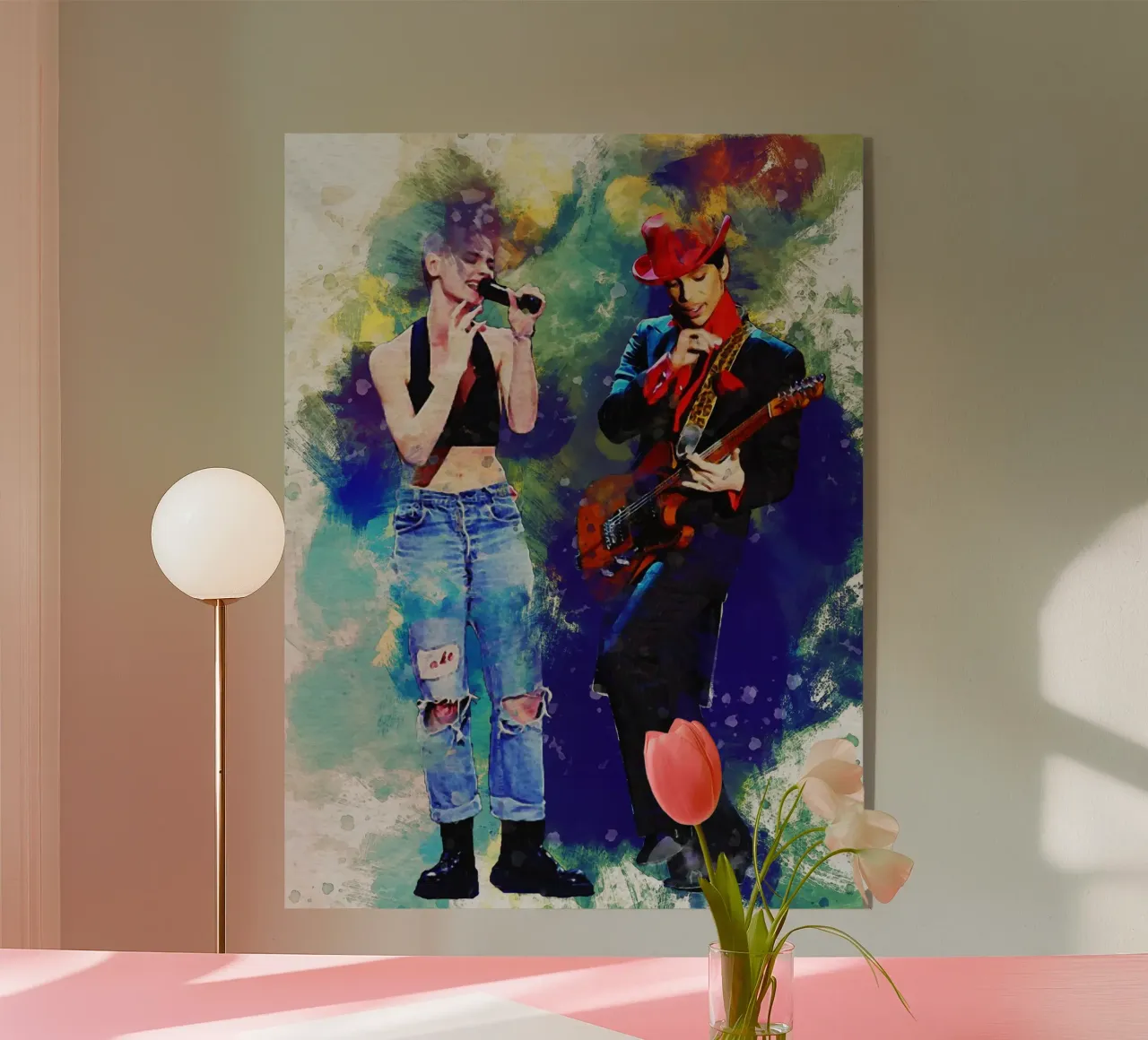 Smudge Sinéad O'Connor & Prince plexiglass da Gunawan Rb