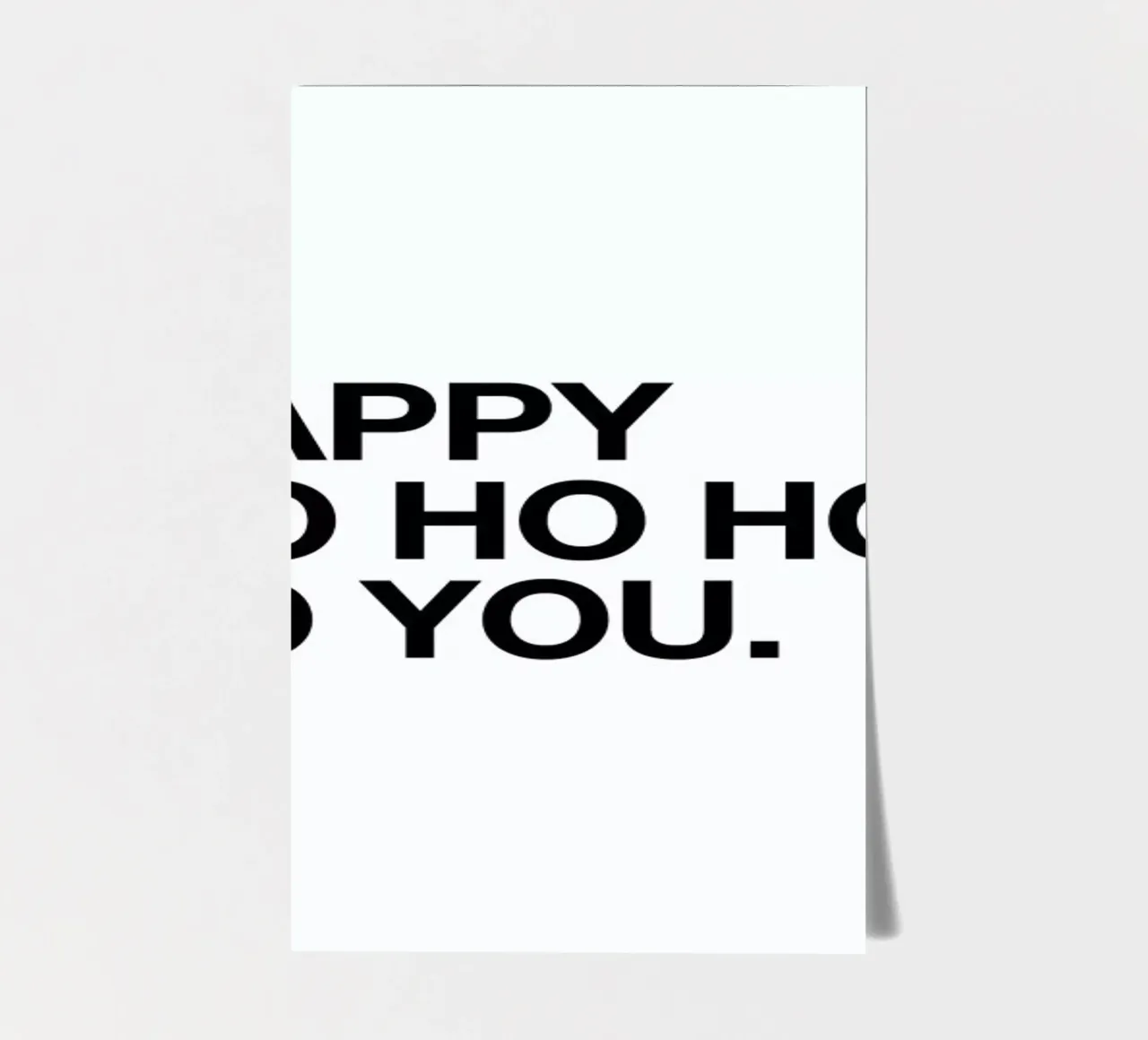 Ho Ho Ho sticker sheet by Mottos by Sinan Saydik