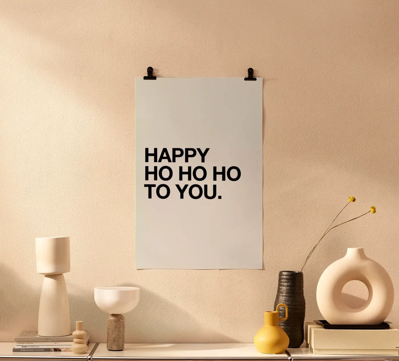 Ho Ho Ho poster da Mottos by Sinan Saydik