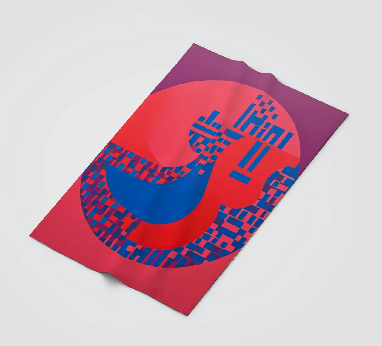 Flex - Serial 98 Fleecedecke von Atelier-88