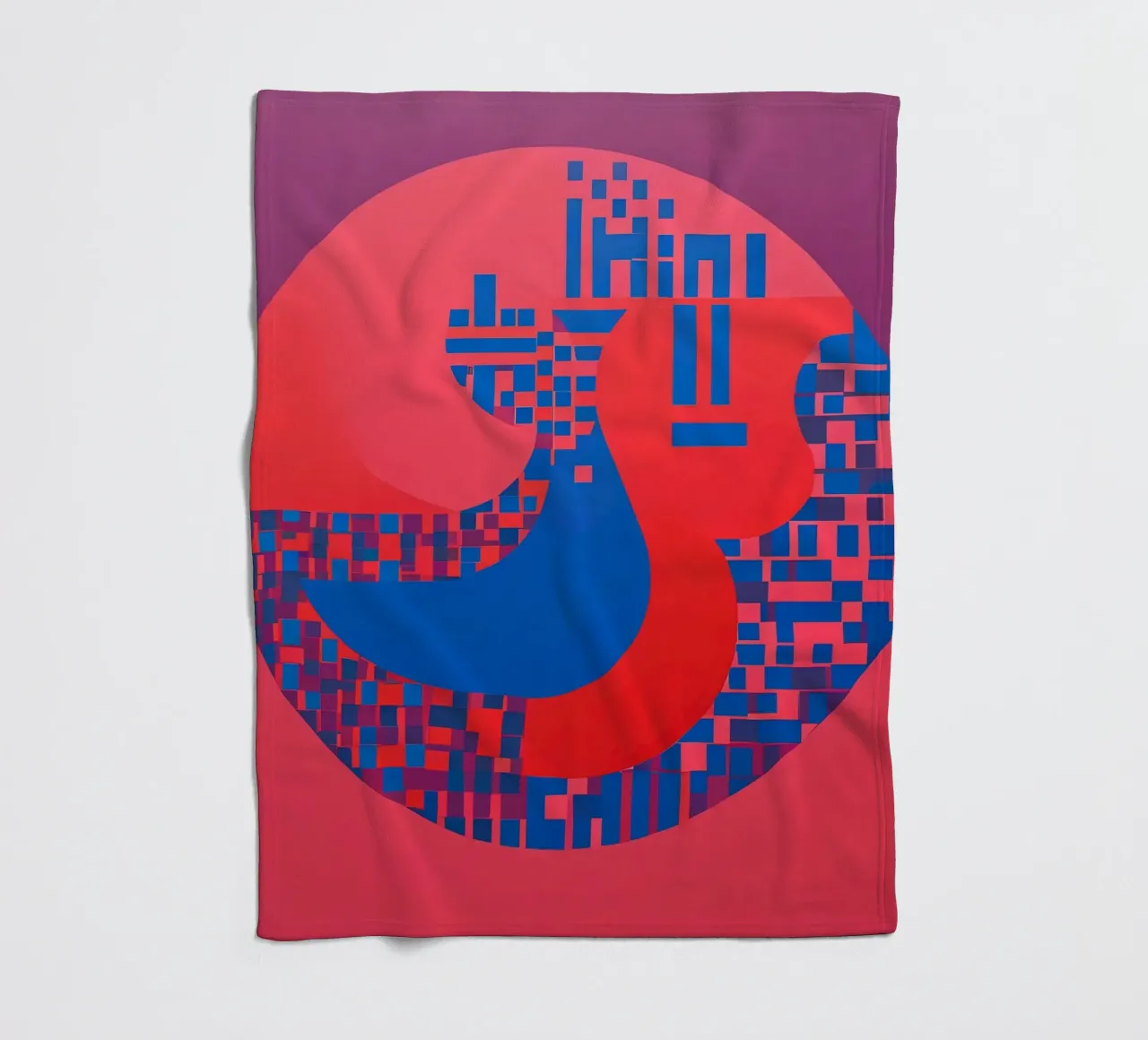 Flex - Serial 98 Fleecedecke von Atelier-88