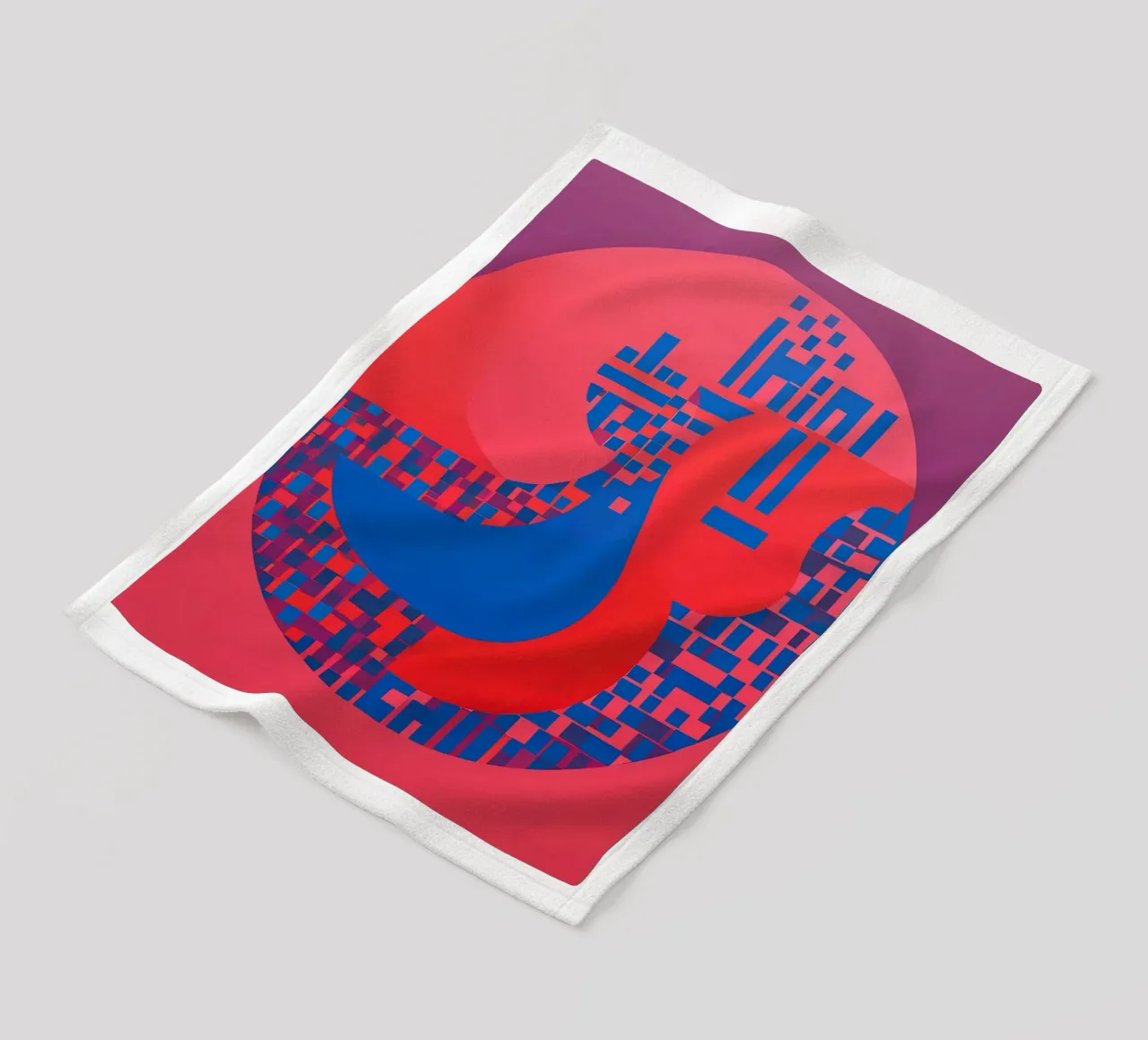 Flex - Serial 98 Fleecedecke von Atelier-88