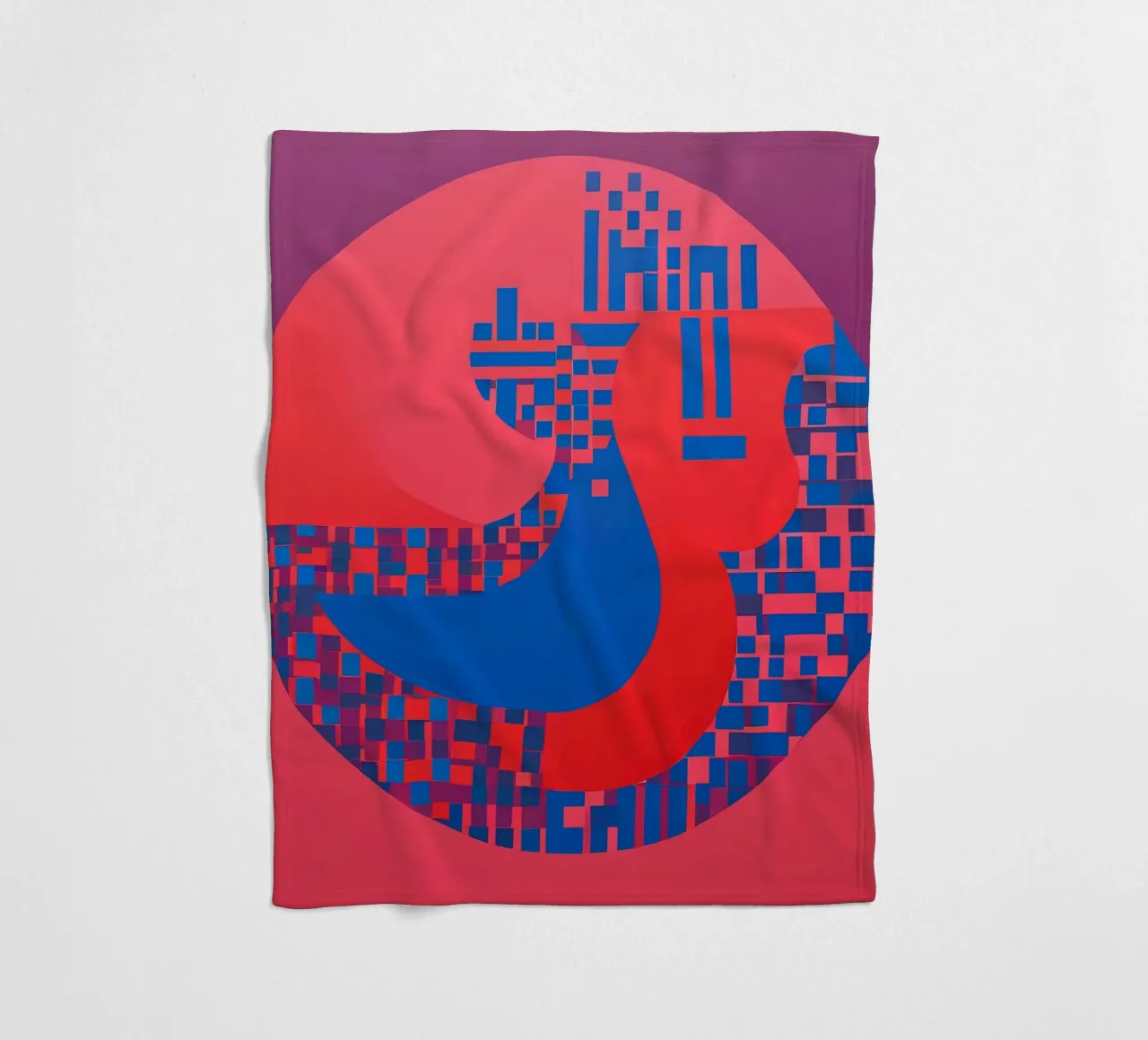 Flex - Serial 98 Fleecedecke von Atelier-88