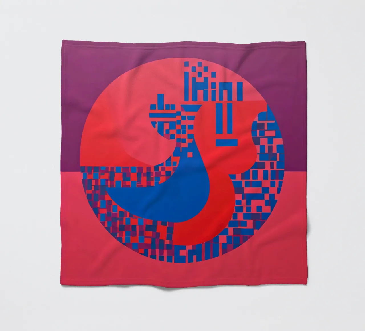 Flex - Serial 98 Fleecedecke von Atelier-88