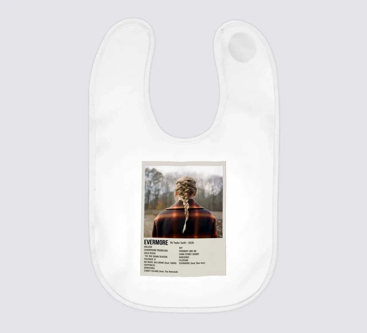 EVERMORE By Taylor Swift • 2020 baby bib by SoundStudio