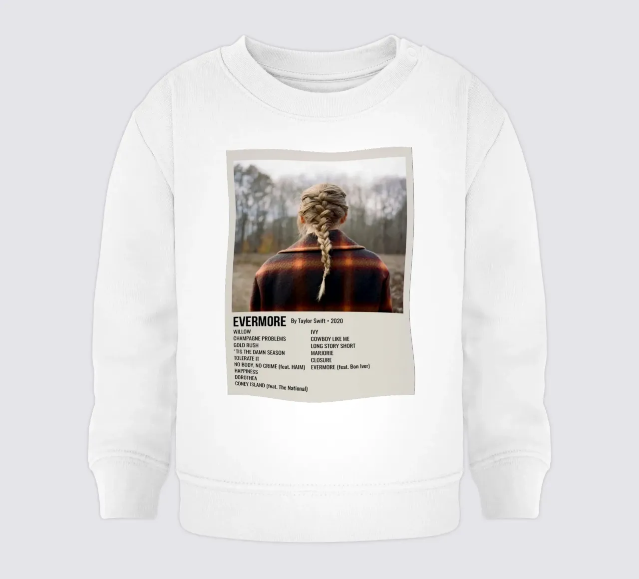 EVERMORE By Taylor Swift • 2020 sudadera de bebé de SoundStudio