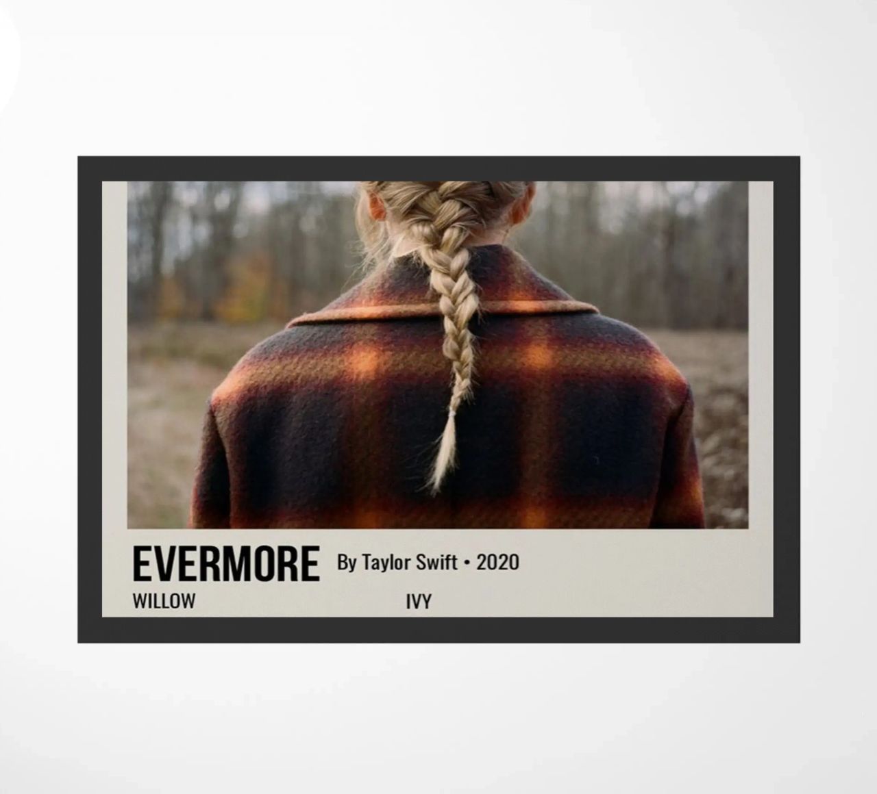 EVERMORE By Taylor Swift • 2020 zerbino da SoundStudio