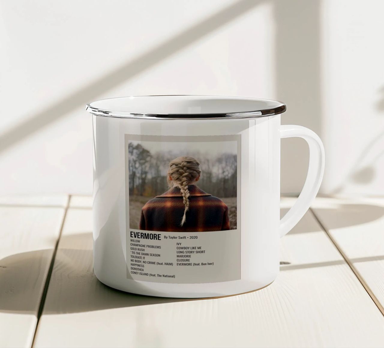 EVERMORE By Taylor Swift • 2020 tazza in smalto da SoundStudio