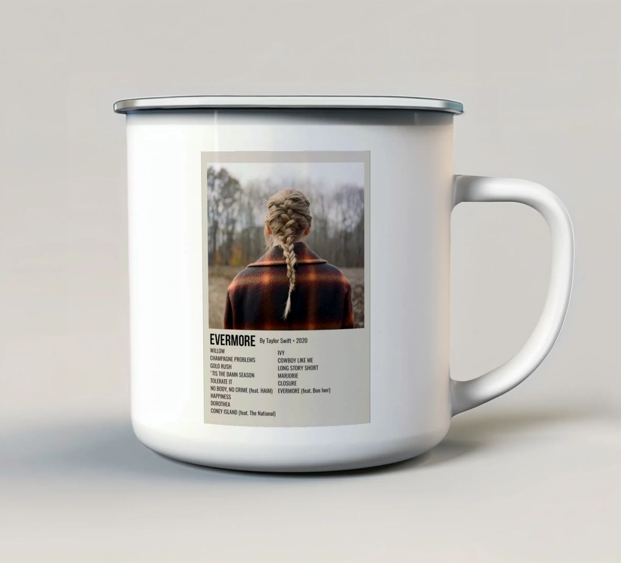 EVERMORE By Taylor Swift • 2020 tazza in smalto da SoundStudio