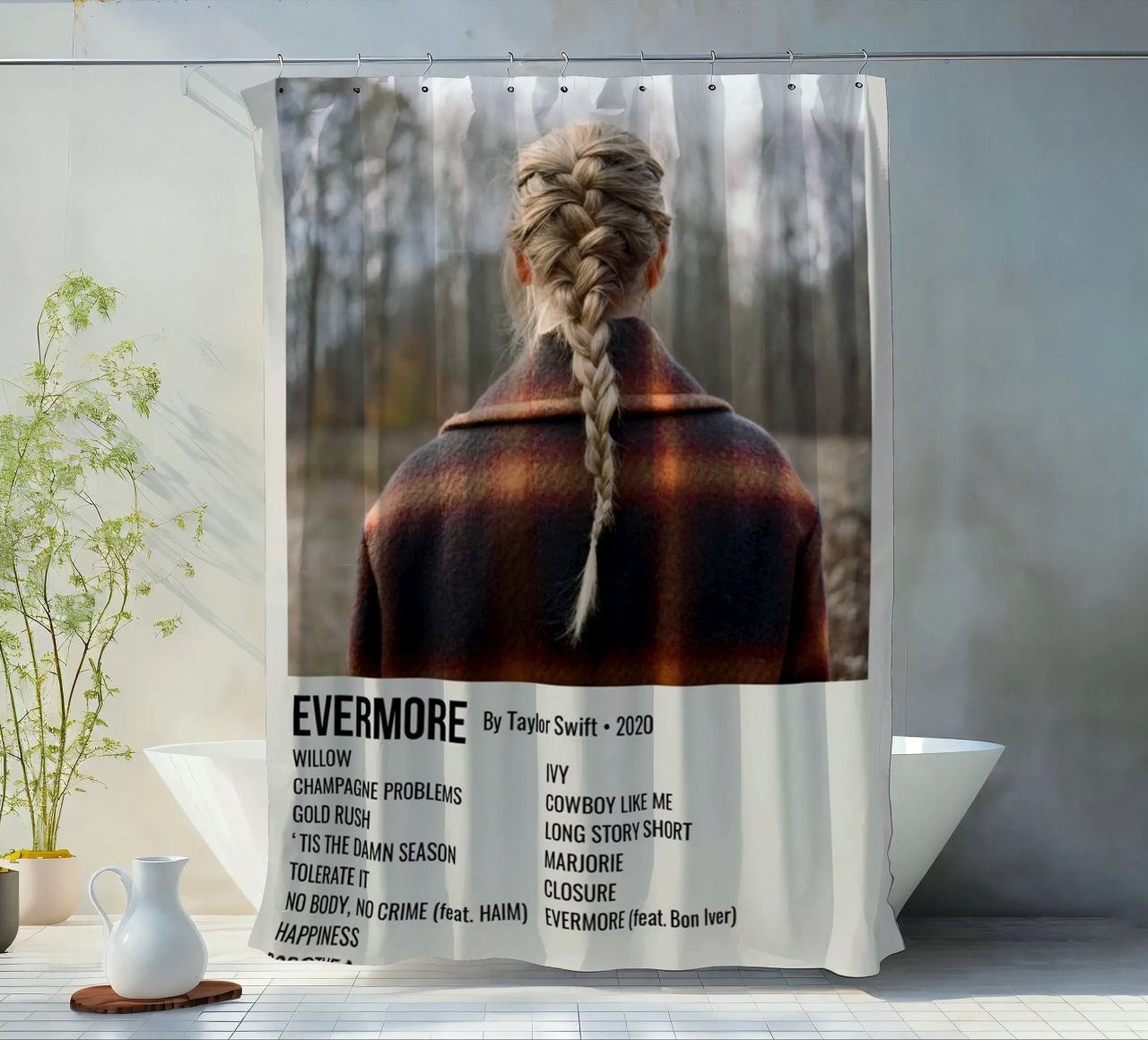 EVERMORE By Taylor Swift • 2020 tenda da doccia da SoundStudio