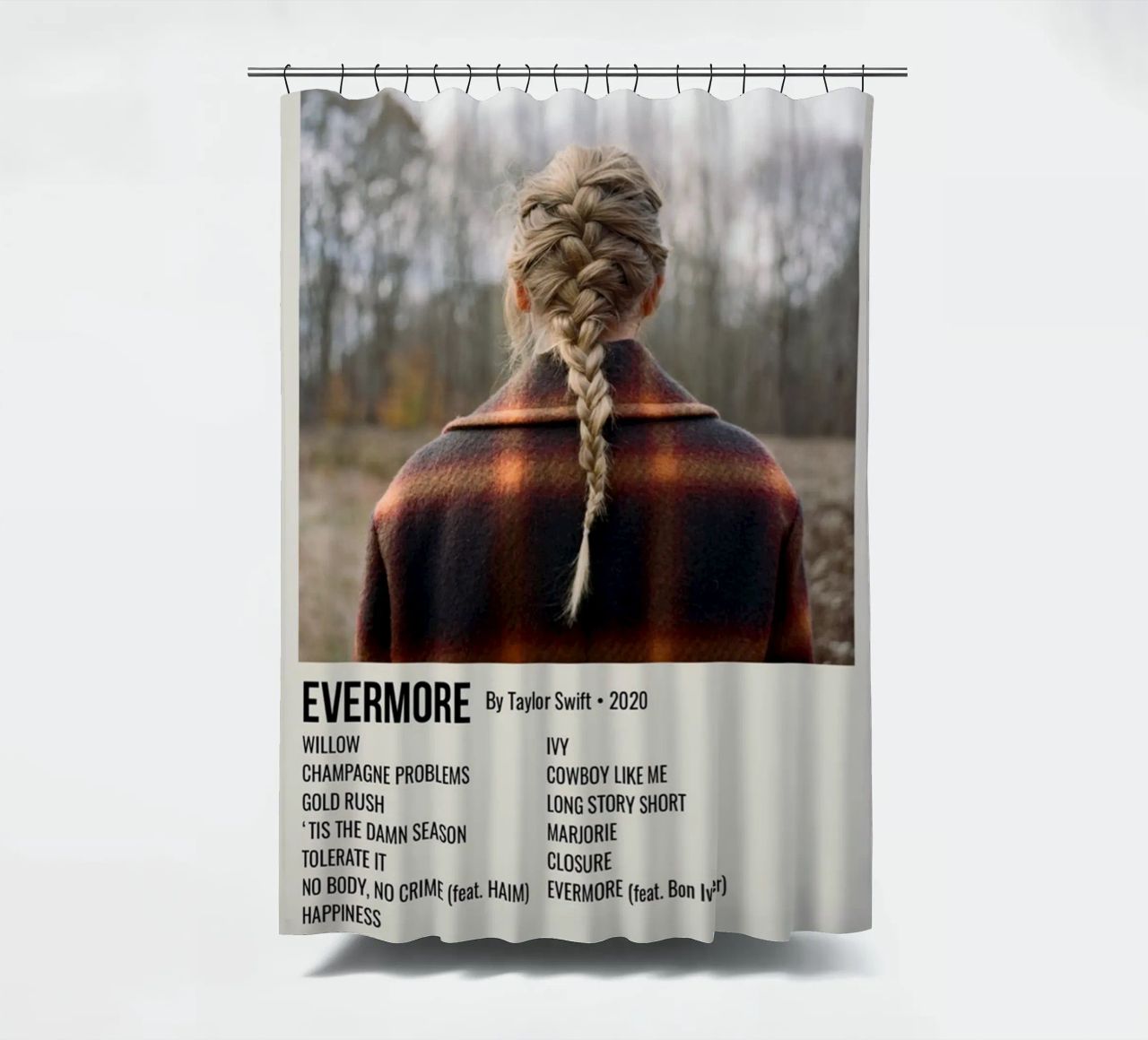 EVERMORE By Taylor Swift • 2020 tenda da doccia da SoundStudio