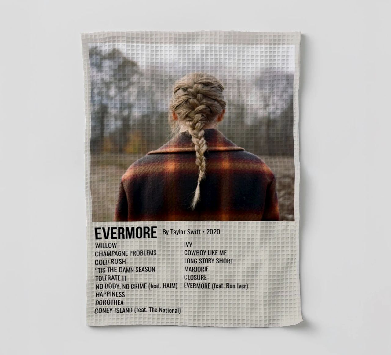EVERMORE By Taylor Swift • 2020 canovaccio da cucina da SoundStudio