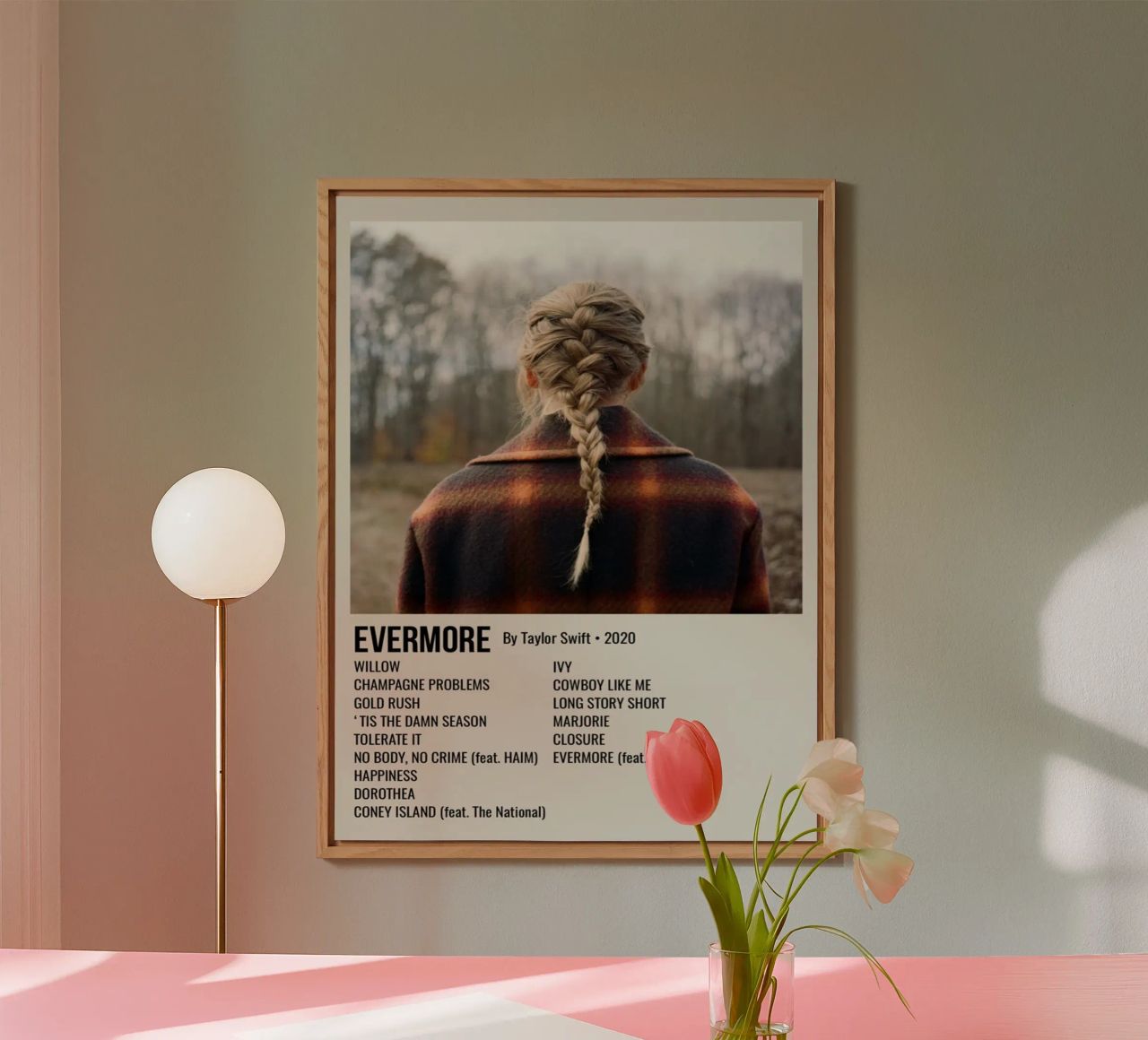 EVERMORE By Taylor Swift • 2020 alluminio dibond da SoundStudio