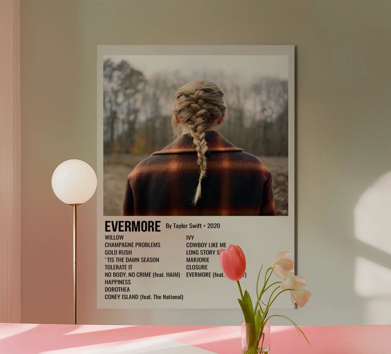 EVERMORE By Taylor Swift • 2020 alluminio dibond da SoundStudio