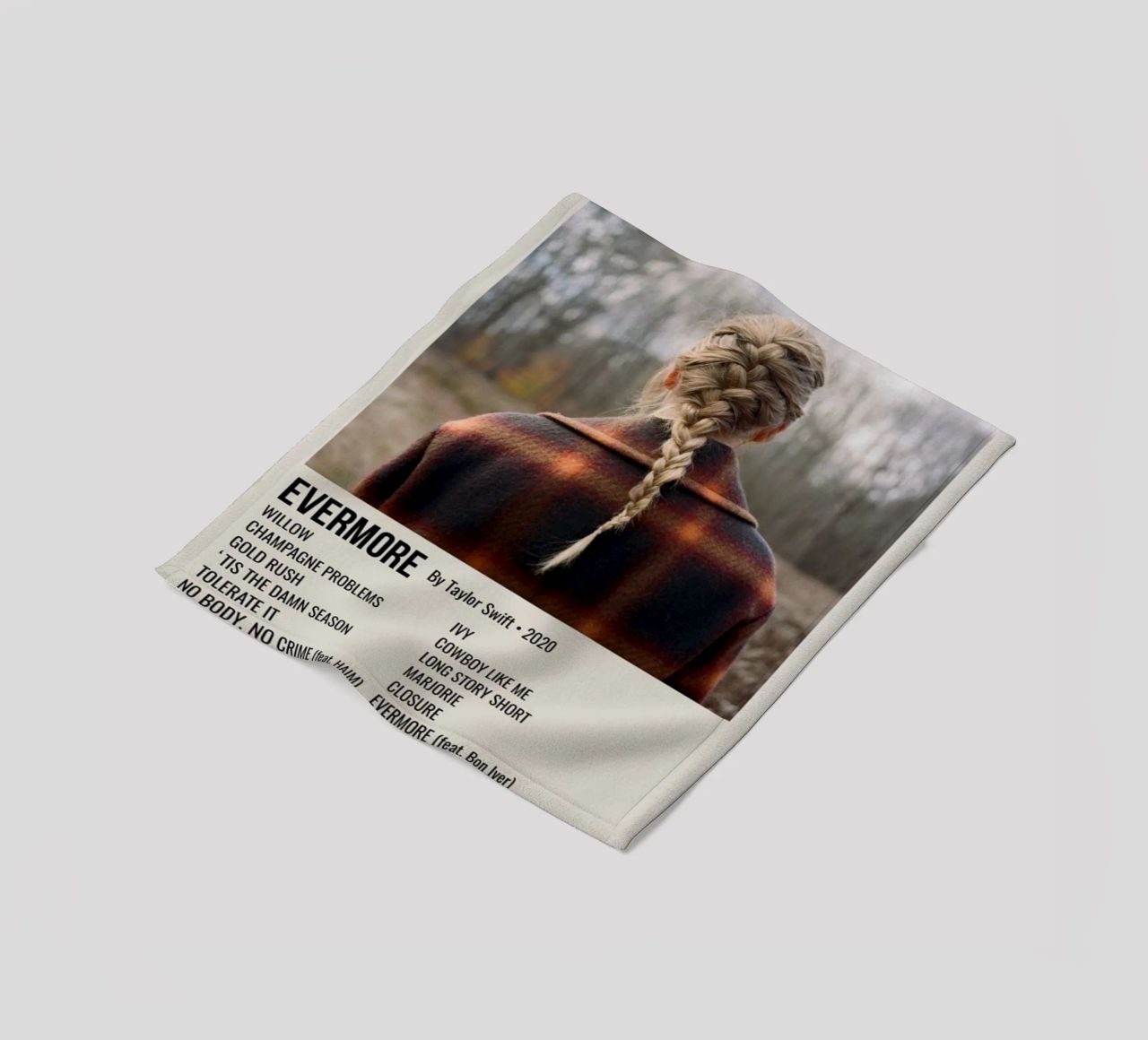 EVERMORE By Taylor Swift • 2020 coperta in pile da SoundStudio