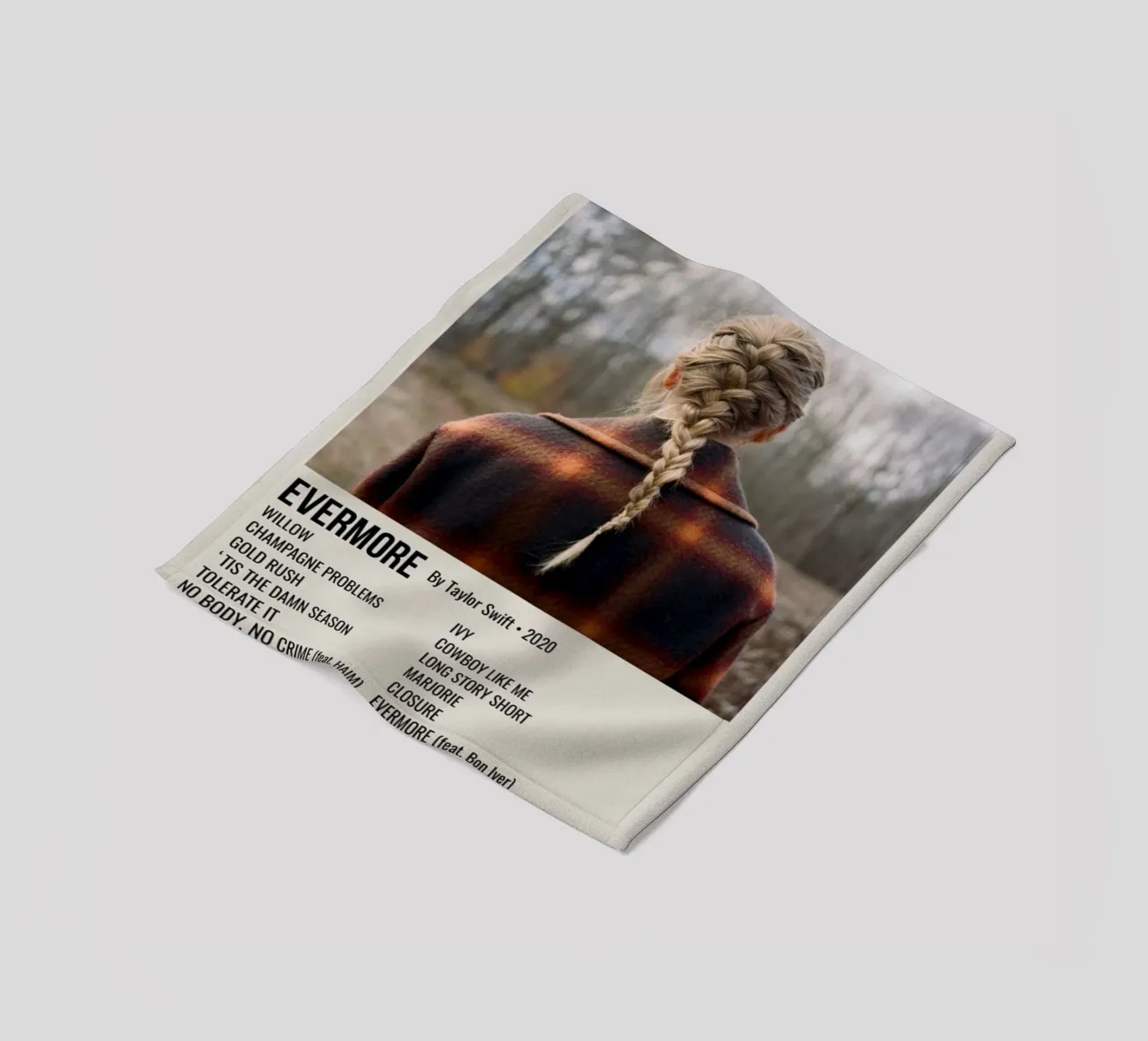 EVERMORE By Taylor Swift • 2020 coperta in pile da SoundStudio