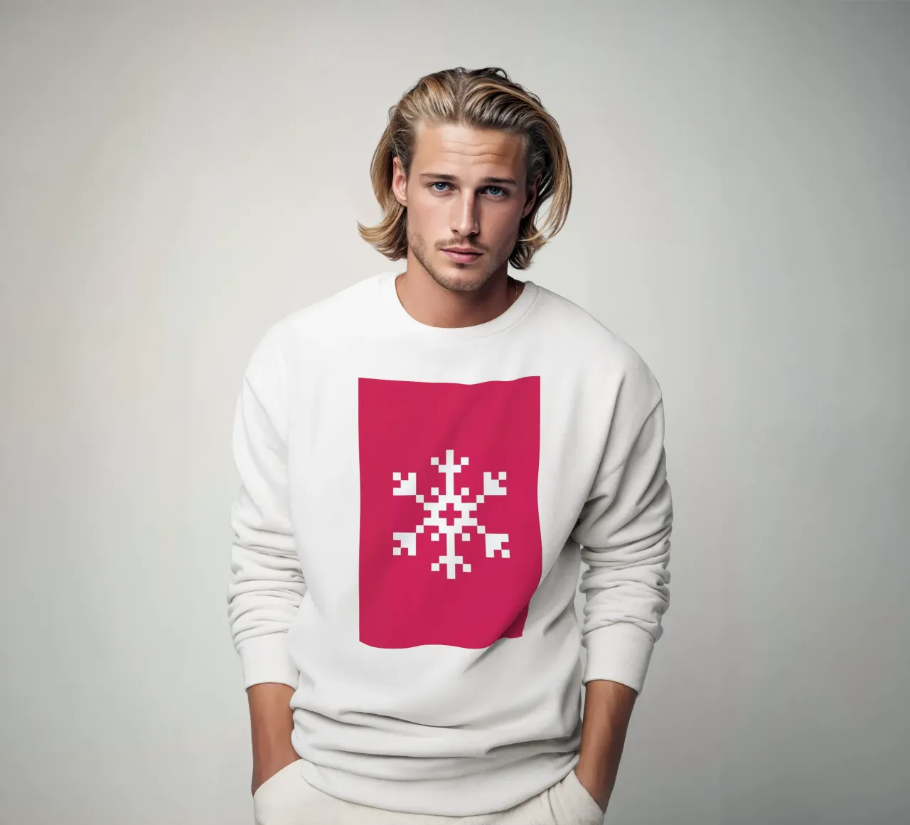 Pink Snowflake 2 felpa da Studio One