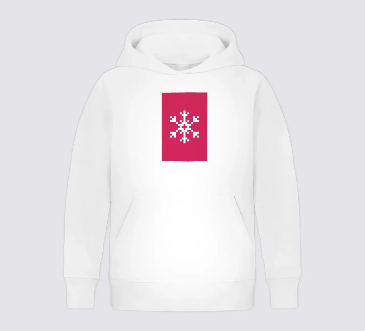 Pink Snowflake 2 felpa bambino con cappuccio da Studio One