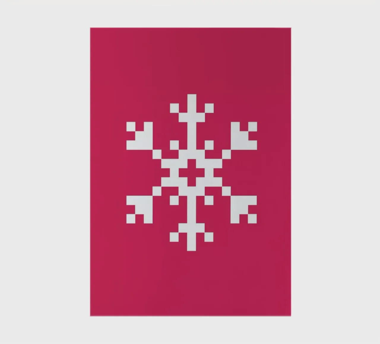 Pink Snowflake 2 notebook by Studio One
