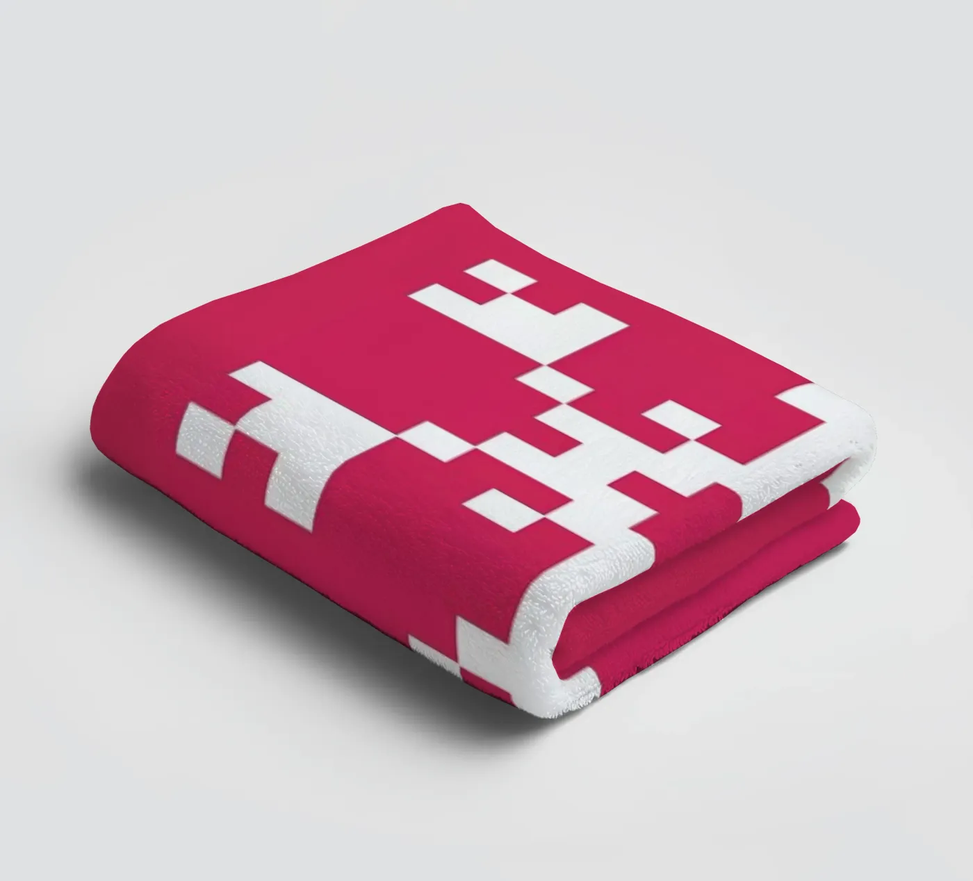 Pink Snowflake 2 asciugamano da bagno da Studio One