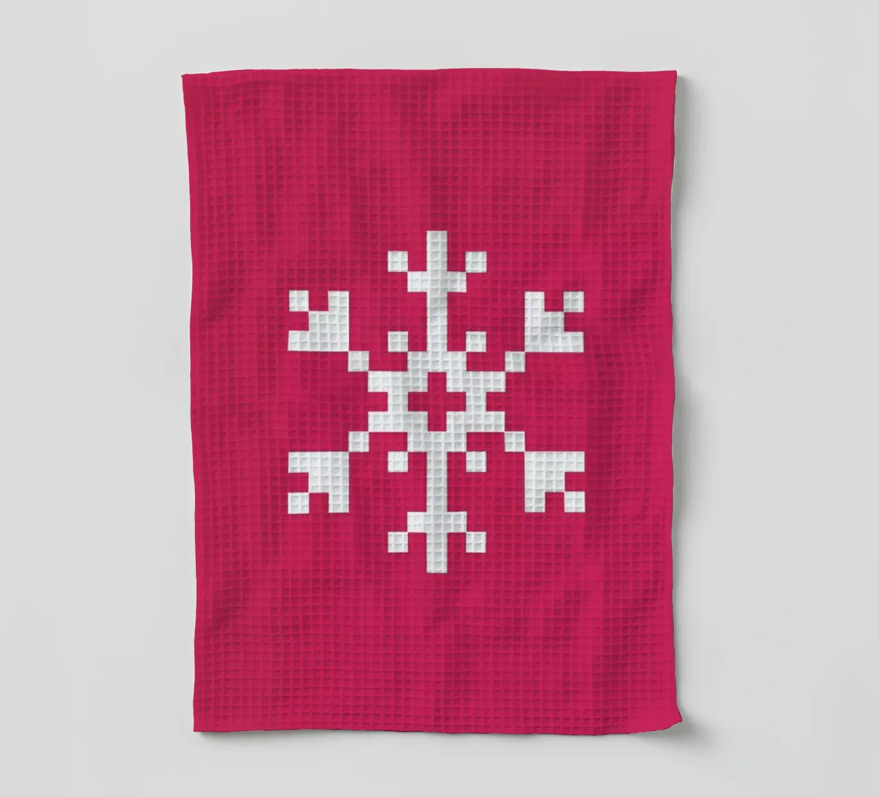 Pink Snowflake 2 canovaccio da cucina da Studio One