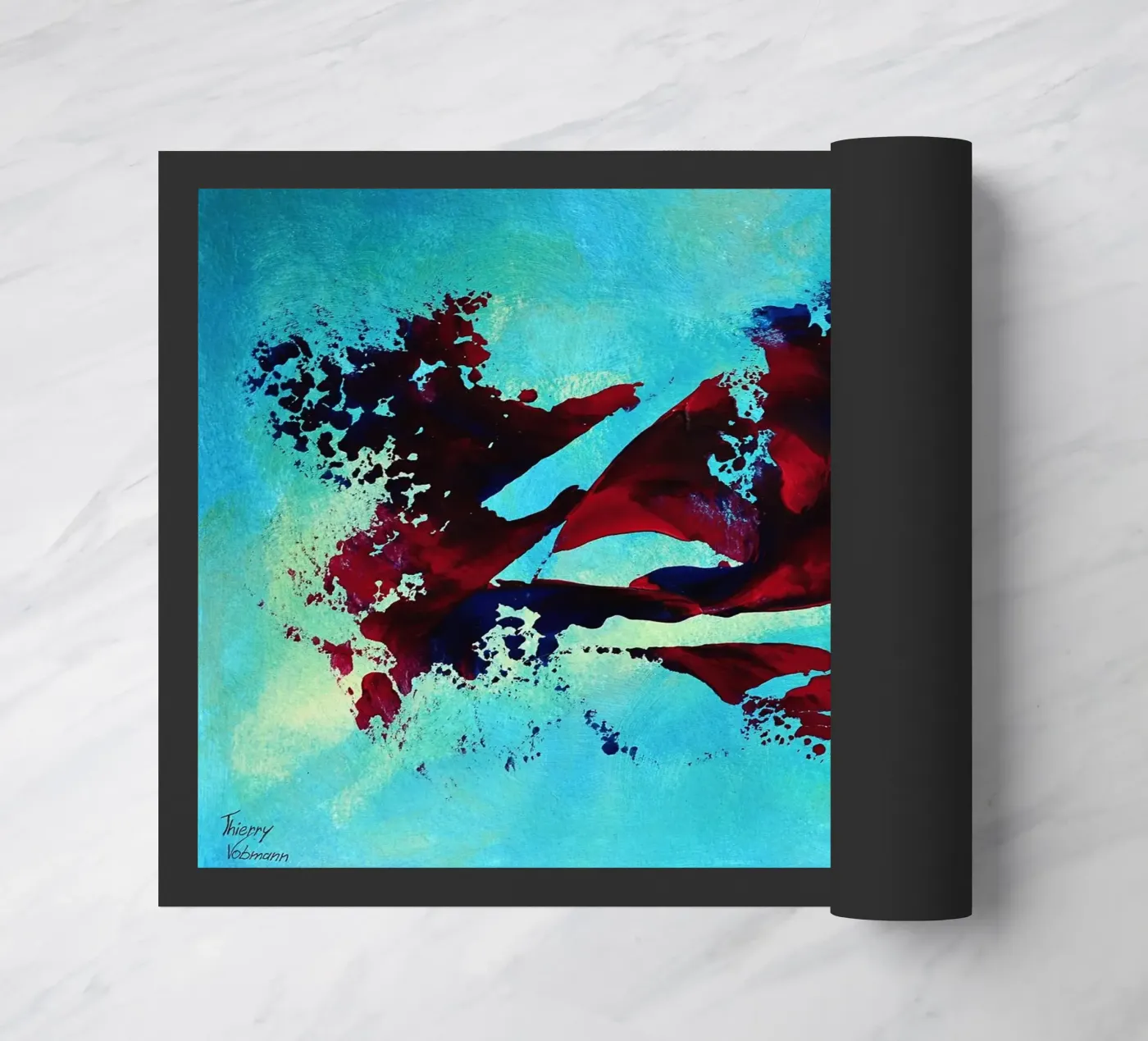 IDEAL GIFT 94 zerbino da Thierry Vobmann Abstract painting