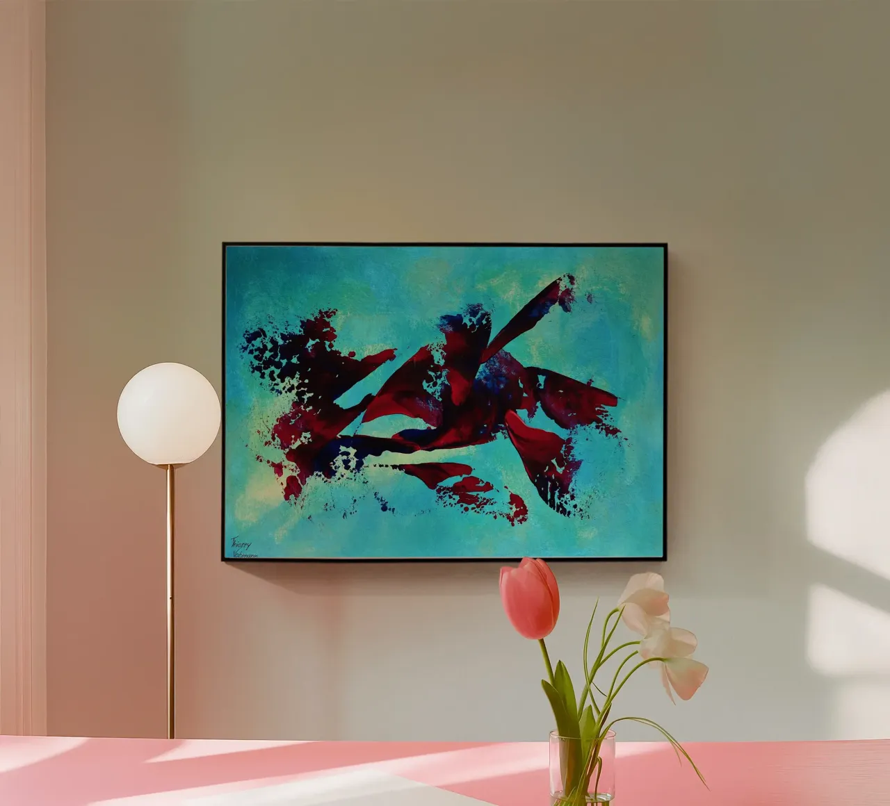 IDEAL GIFT 94 plexiglass da Thierry Vobmann Abstract painting
