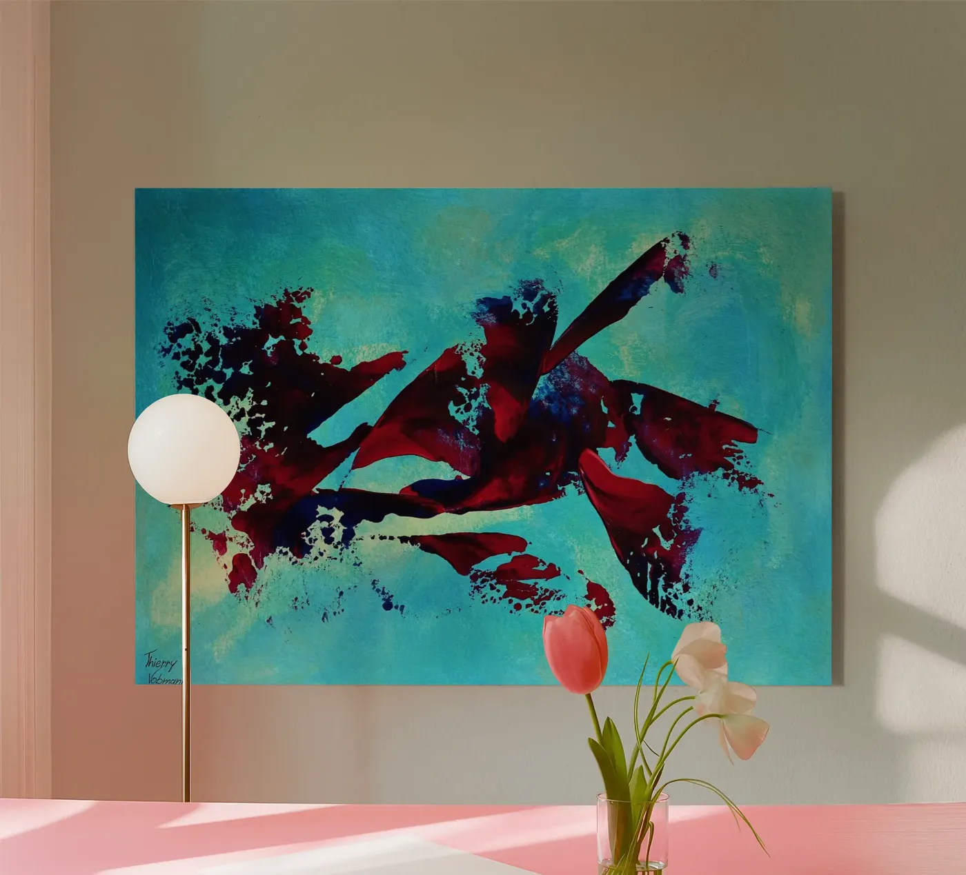IDEAL GIFT 94 plexiglass da Thierry Vobmann Abstract painting