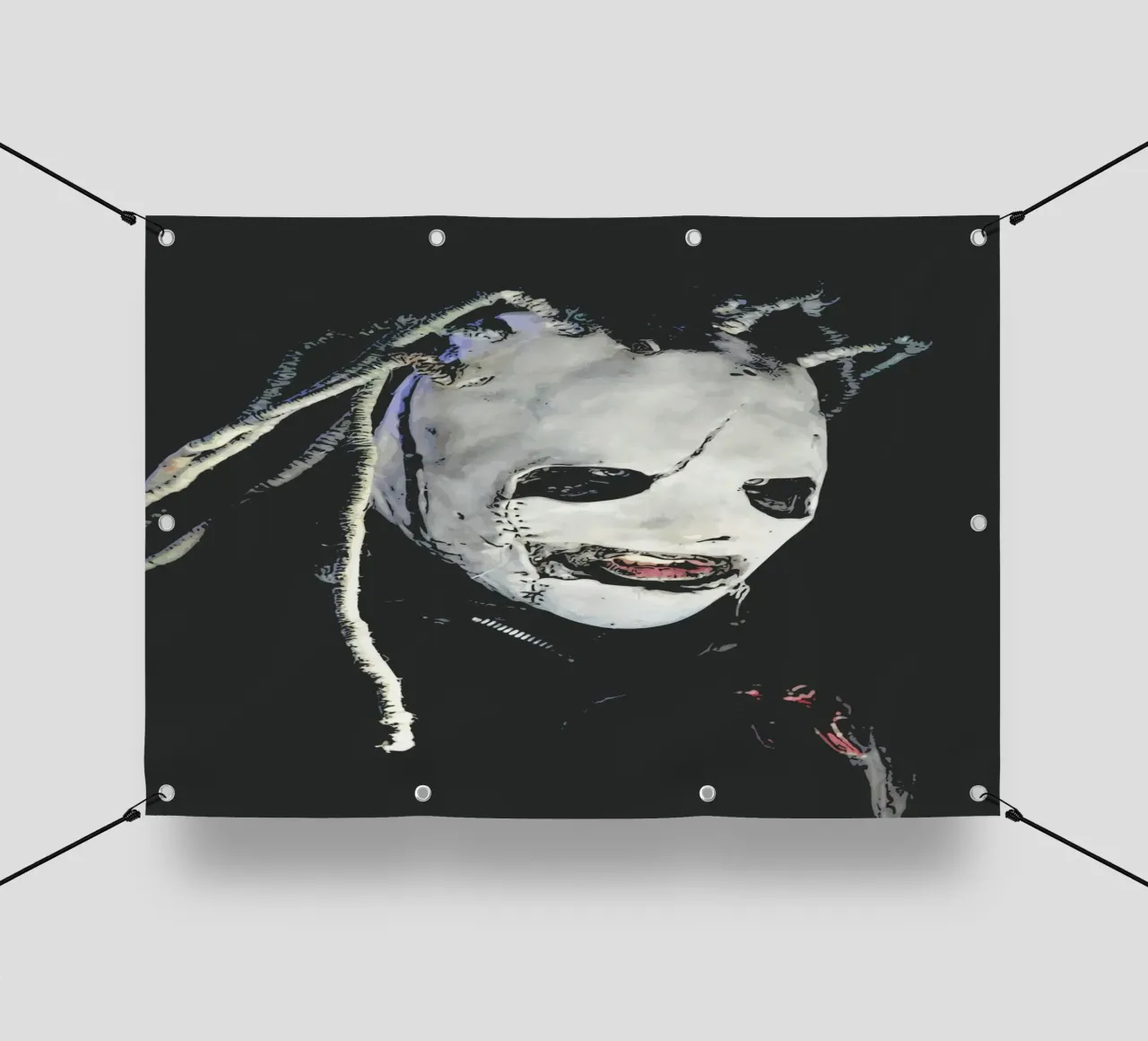 Maschera di Corey Taylor telo in pvc da Ad Nna Rock